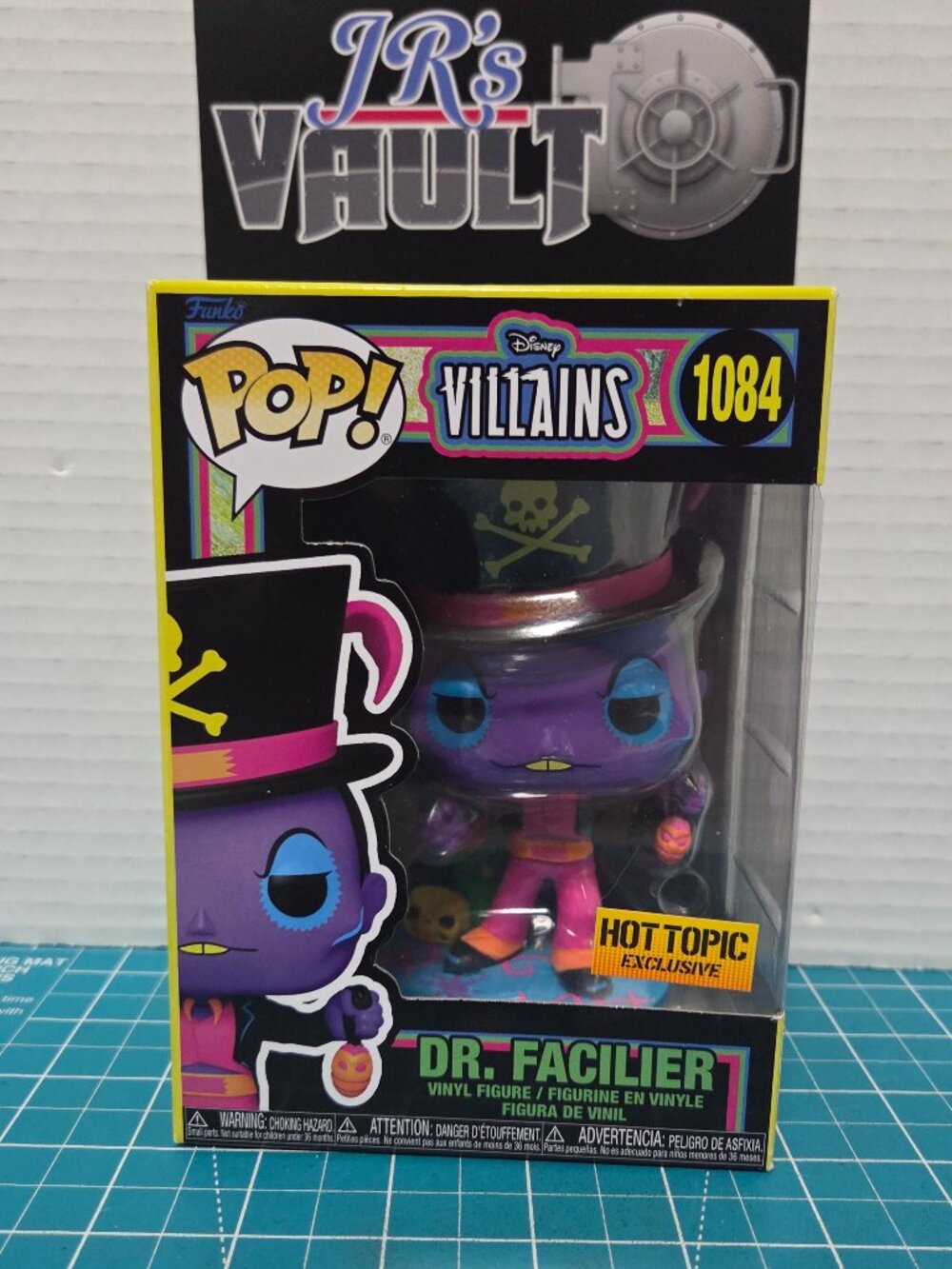 Funko POP Disney Villains Dr Facilier Black Light 1084 Vinyl Figure